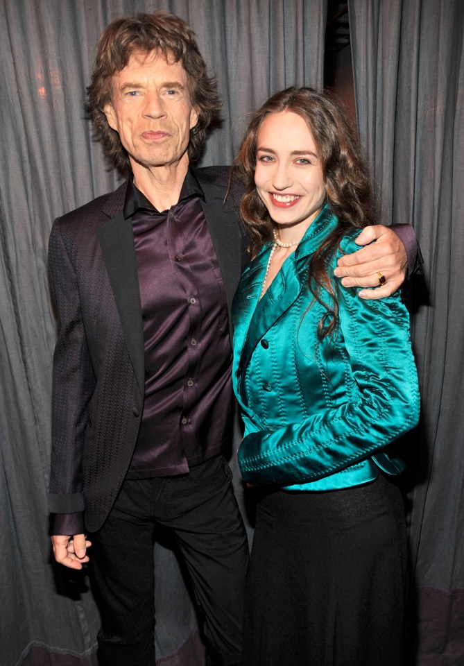 Mick with daughter Elizabeth pictured in 2011