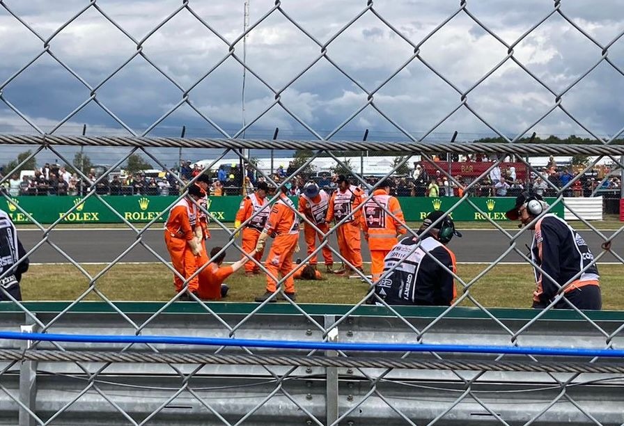 Just Stop Oil protestors recklessly sat on the tracks while a race was underway