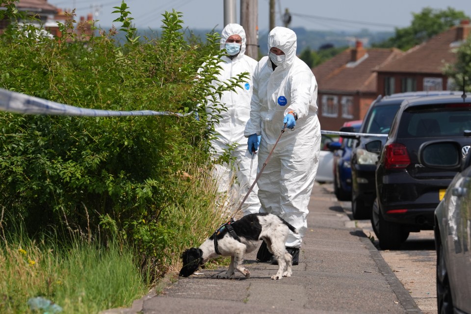 A cordon remains in place on Wednesday