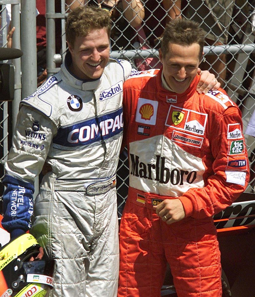 Ralf raced alongside seven-time world champion Michael Schumacher