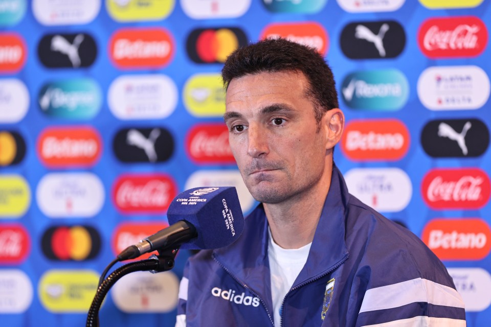 Argentina boss Lionel Scaloni said he would like to see the crossover