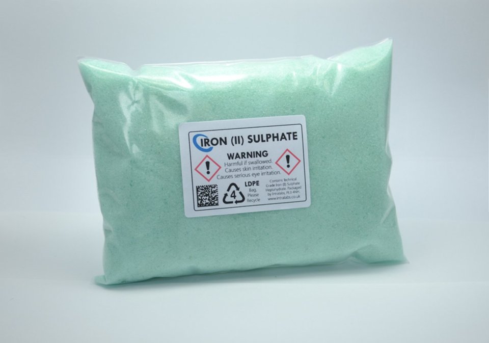 Iron sulphate can be picked up from Amazon