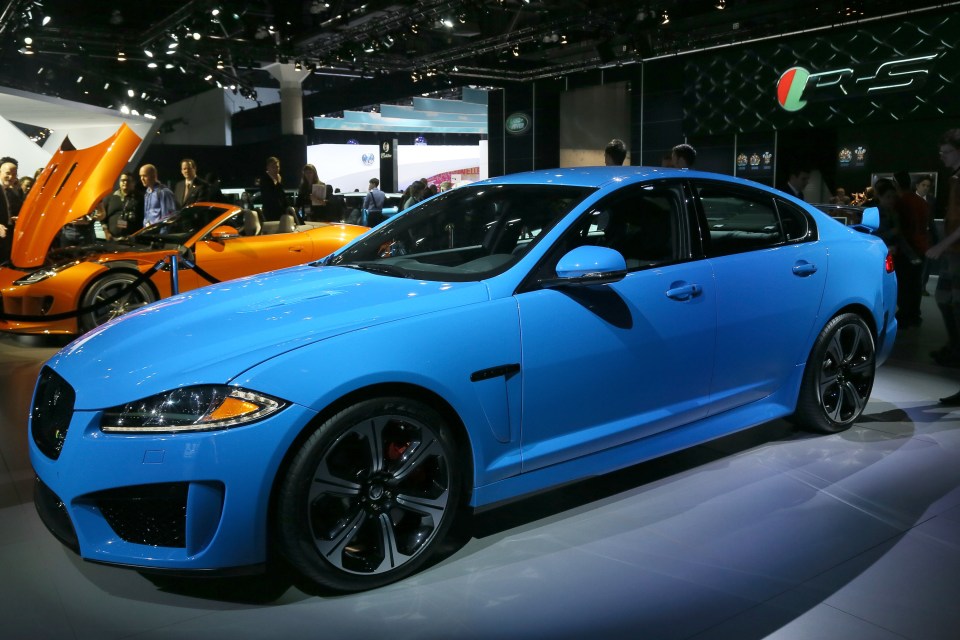 The rare Jaguar XFR-S is about as aggressive as the British car brand gets