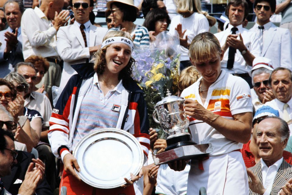 Jaeger finished as runner up to Martina Navratilova in two Grand Slams