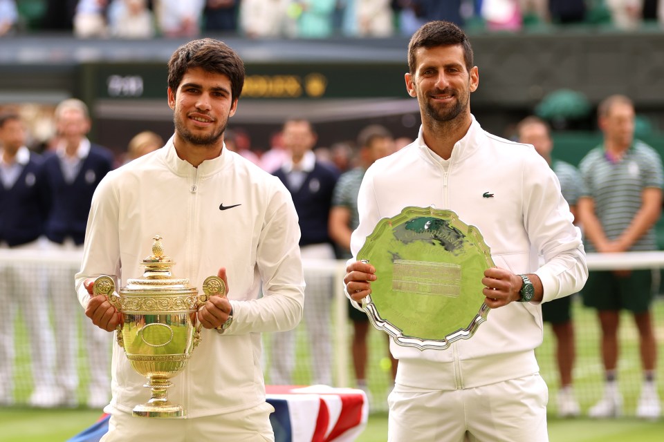 Alcaraz beat Novak Djokovic in the epic 2023 Wimbledon final