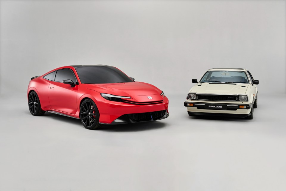 Young and old - the upcoming Honda Prelude boasts elegant and sporty new looks