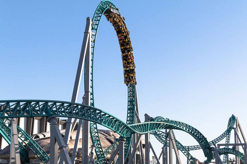 One of its rollercoasters, Altair, has more inversions than any other in Europe