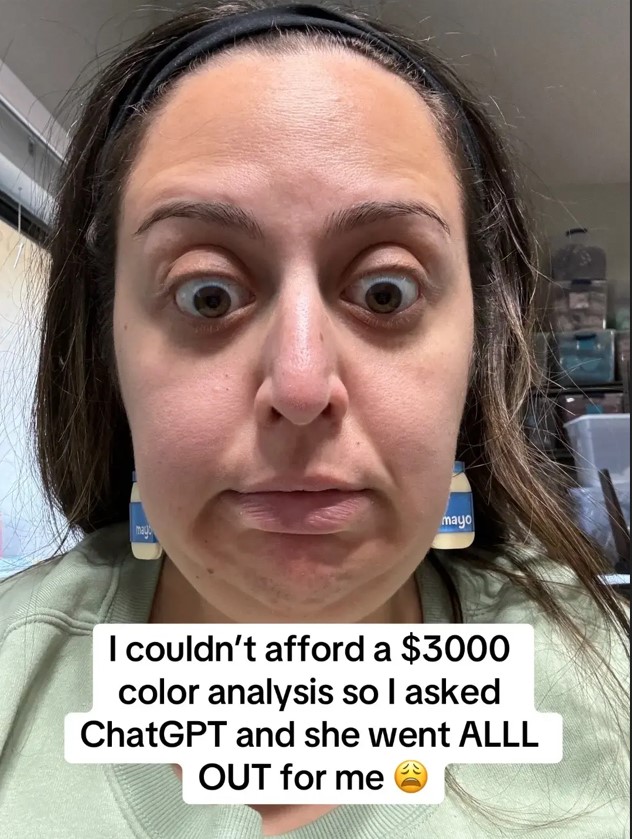 Myriam asked ChatGPT to do her colour analysis instead of paying for a professional