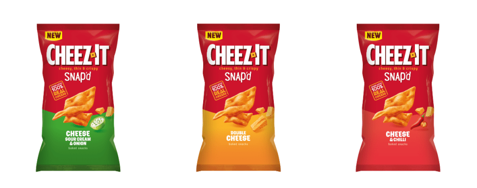 Cheez-It Snap’d are launching in the UK soon