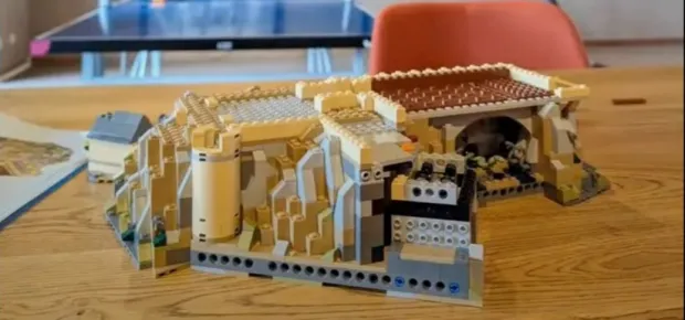 Lewis Dunk has been building a Lego Hogwarts