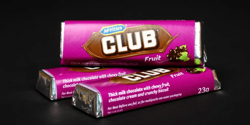 McVitie’s discontinued Club Fruit bars “a few years ago”