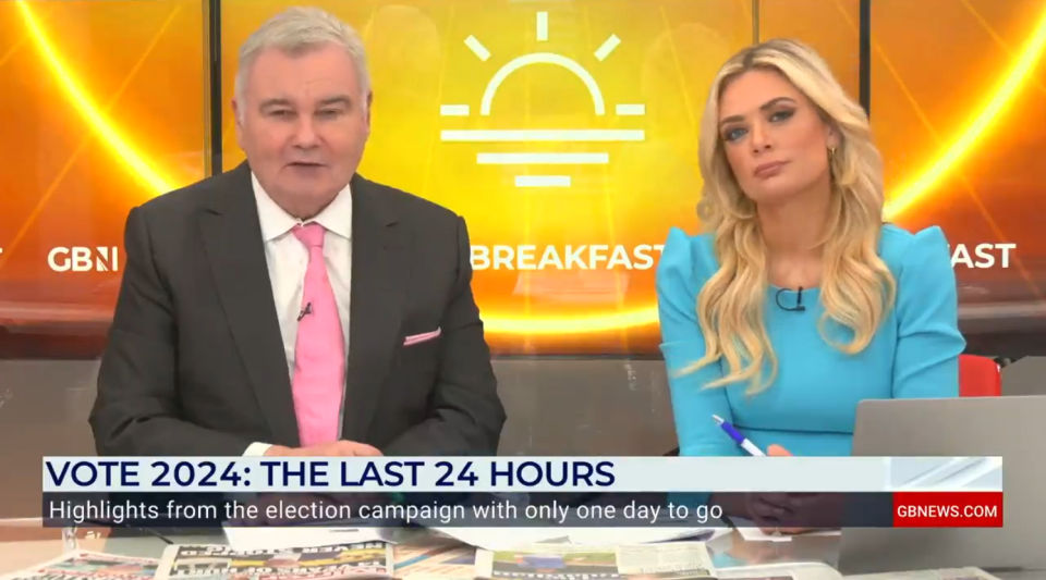 Eamonn Holmes has returned to TV after his sudden GB News exit