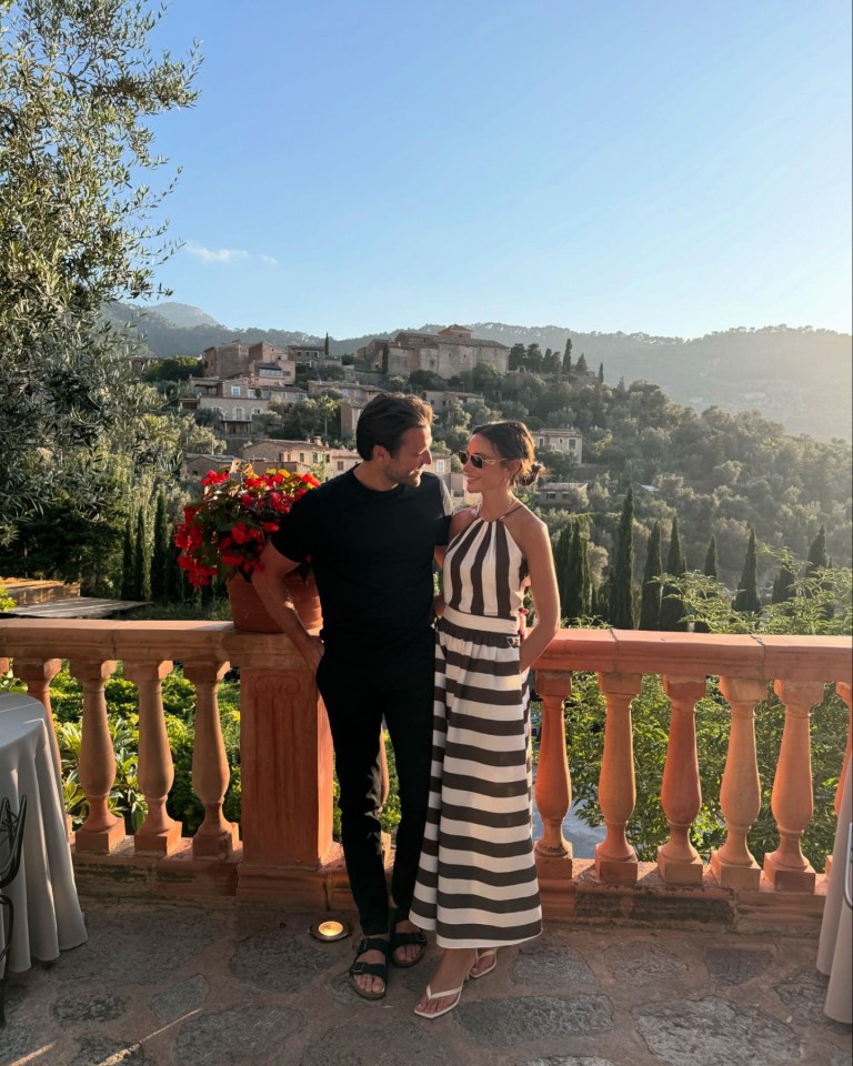 Mark Wright and Michelle Keegan have been enjoying some downtime in Spain.