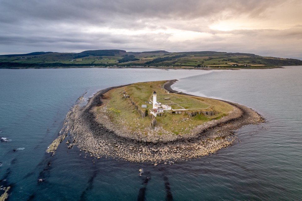 The island sits just a 15 minute boat ride off the Isle of Arran