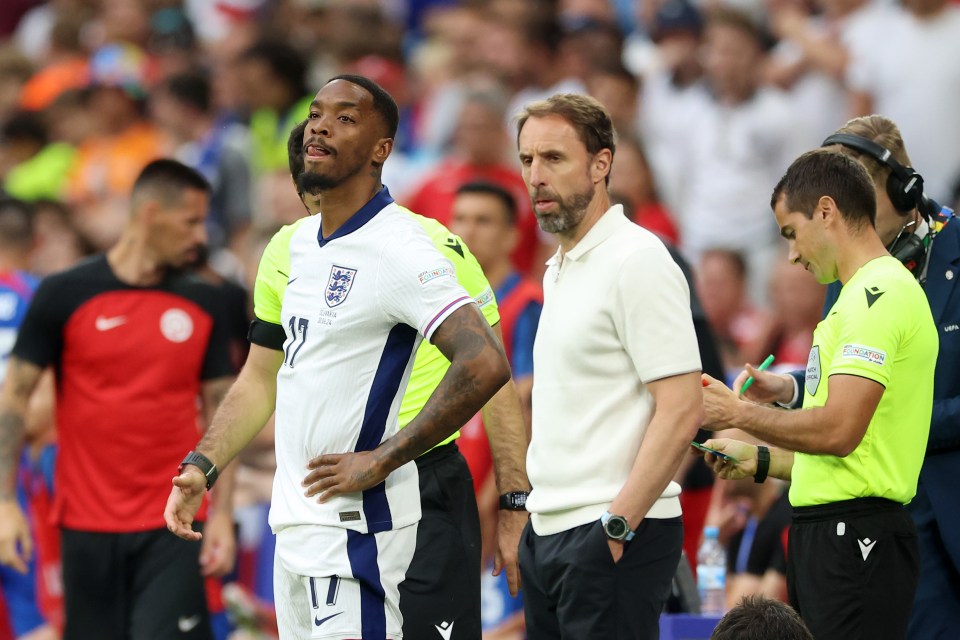 Gareth Southgate has claimed that Ivan Toney was 'disgusted' at being brought on so late in the England vs Slovakia game last night