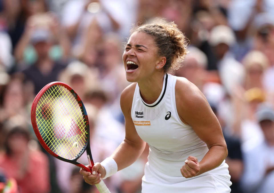 Jasmine Paolini booked a place in her first Wimbledon final