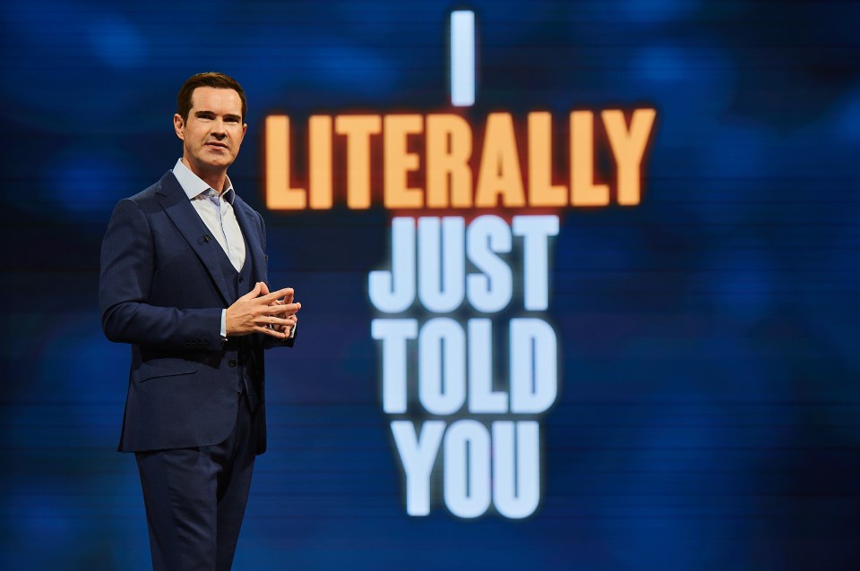 Hosted by Jimmy Carr, Channel 4 show I Literally Just Told You aired in December 2021