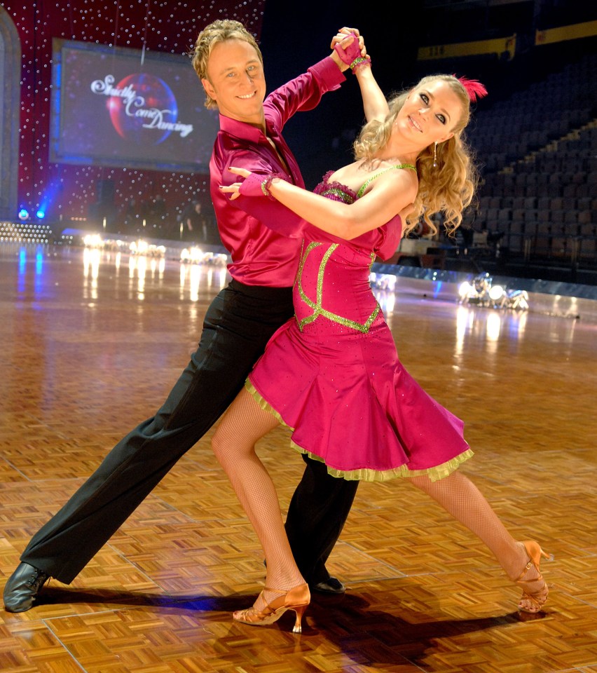 Ian Waite danced with Jodie Kidd in 2008