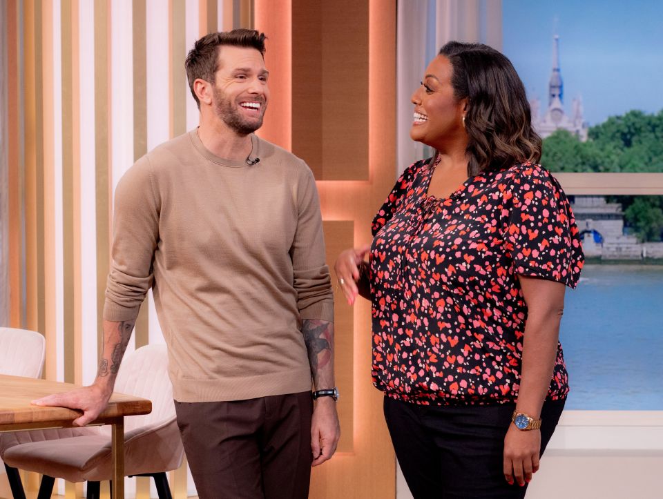 Joel Dommett presented alongside Alison Hammond for the first time