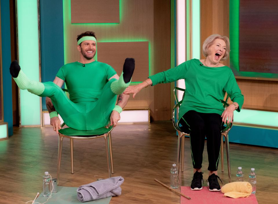 The presenter joined 'Green Goddess' Diana Moran on the show