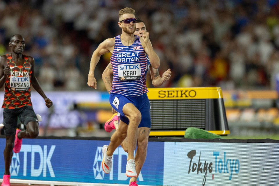 Josh Kerr is a Team GB 1500m runner and World Champion