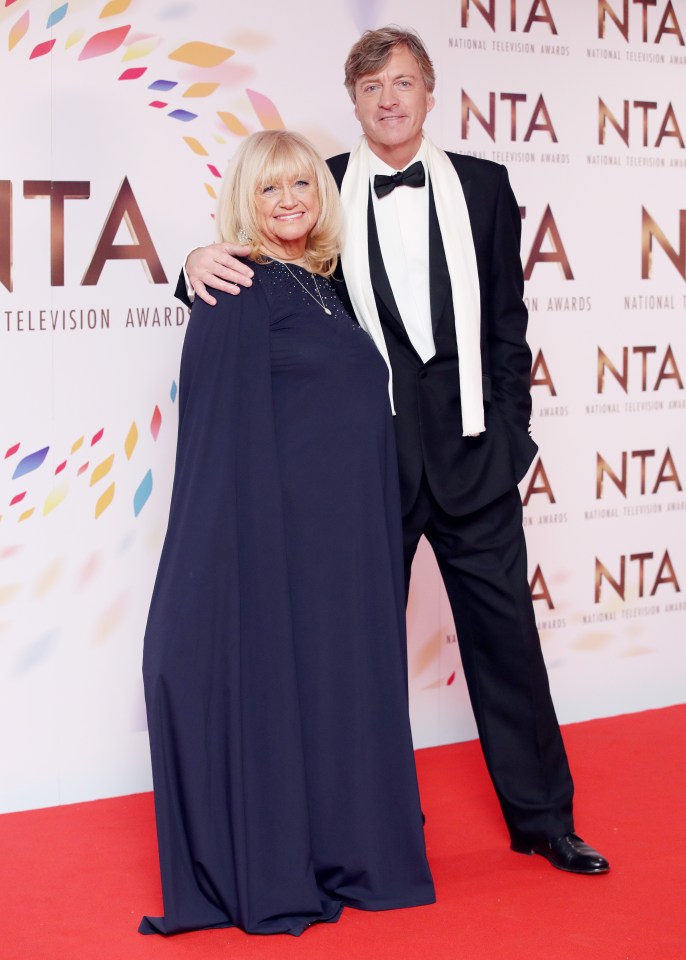 Judy Finnigan and Richard Madeley at the National Television Awards.