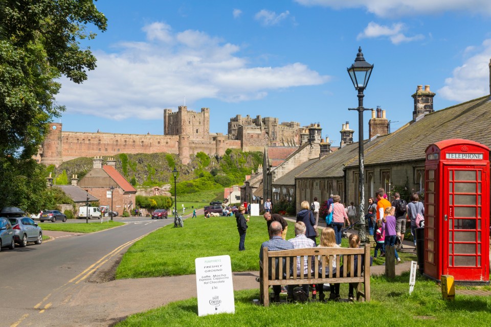 Bamburgh Castle, recognisable from TV series The Last Kingdom and the most recent Indiana Jones film, The Dial of Destiny, dates back 1,400 years