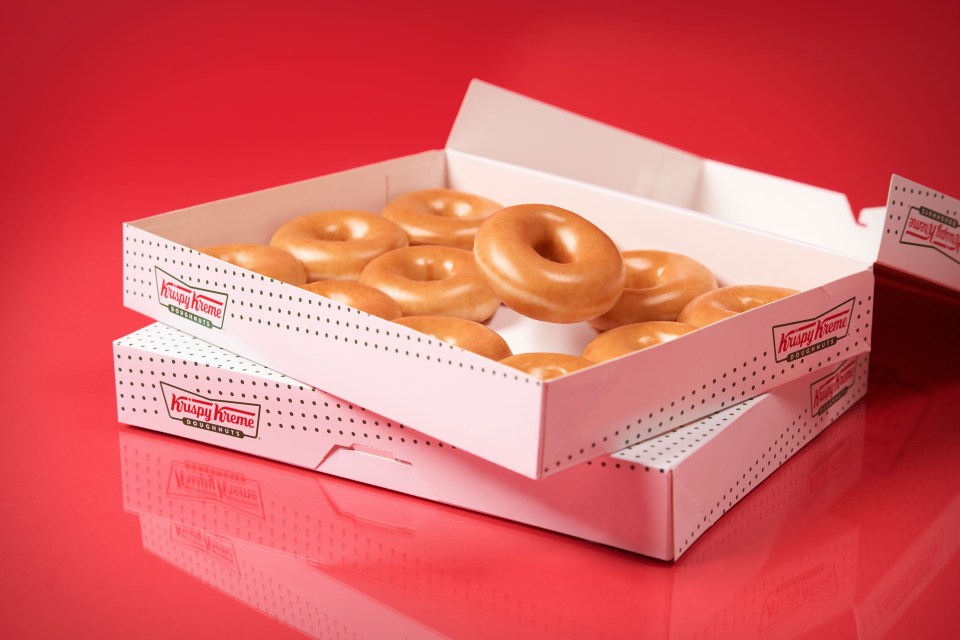 They are also offering customers a box of 12 doughnuts for just £2 when you buy any regular priced dozen