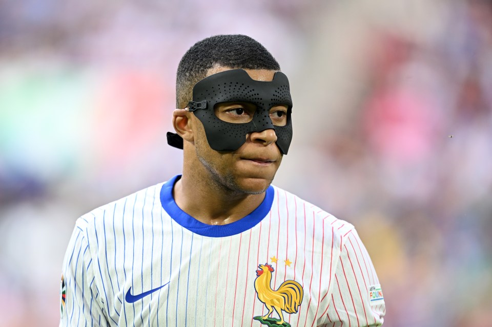 Kylian Mbappe struggled to find the target