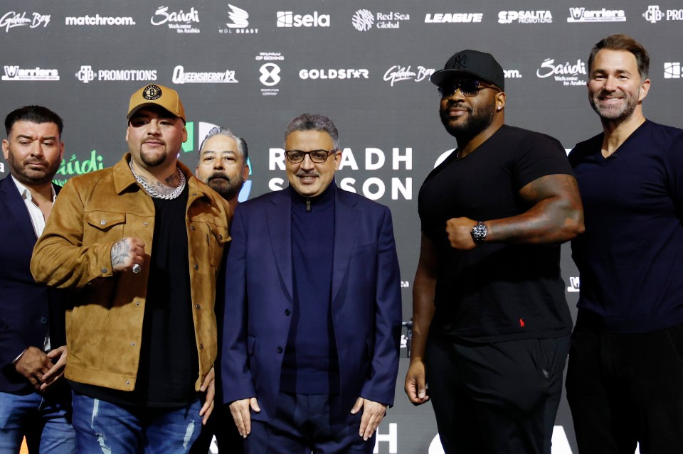 Andy Ruiz Jr with Miller ahead of their fight