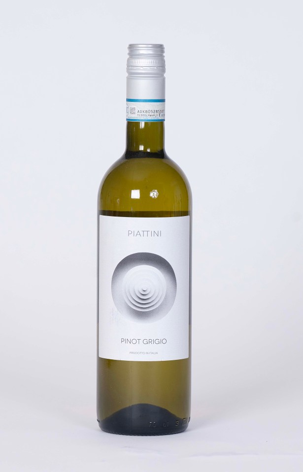 Piattini Pinot Grigio is very dry, crisp and utterly delicious