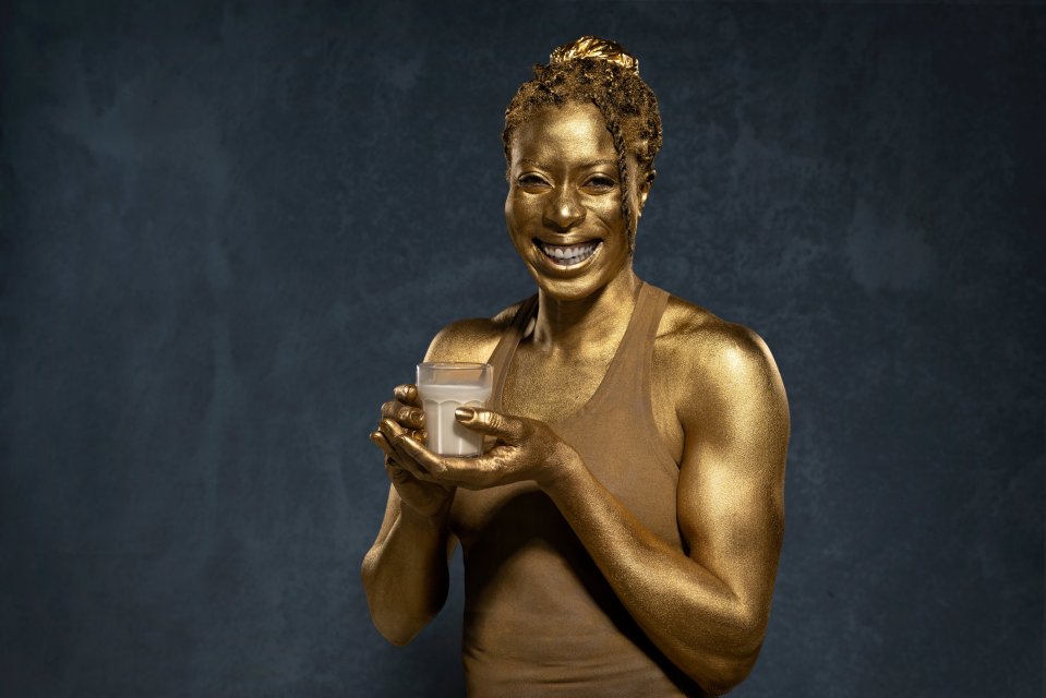 Christine Ohuruogu said her performance soared after she embraced meat and dairy in her diet.