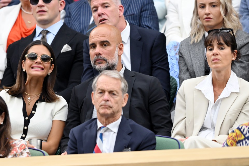 Maria Guardiola was delighted to be at Wimbledon with her parents