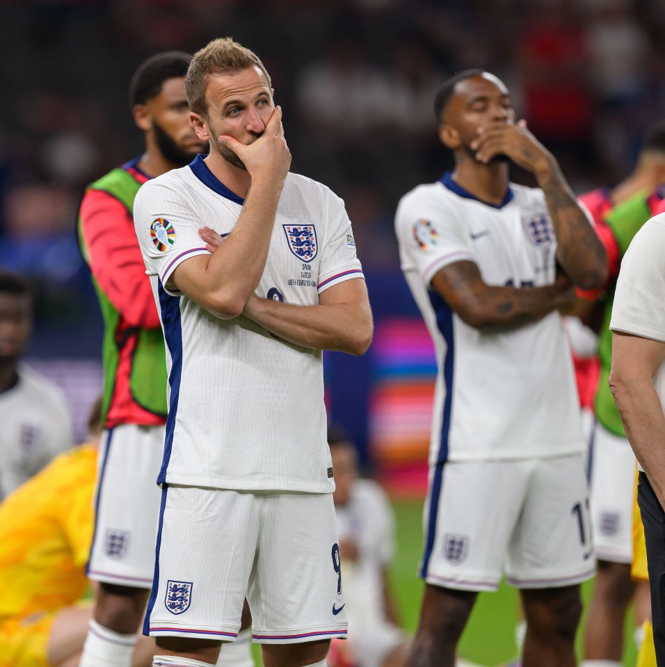 Harry Kane struggled to make an impact in England’s latest final defeat