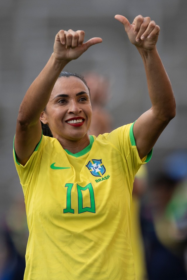 The legendary Marta has scored 118 goals for Brazil's women's football team