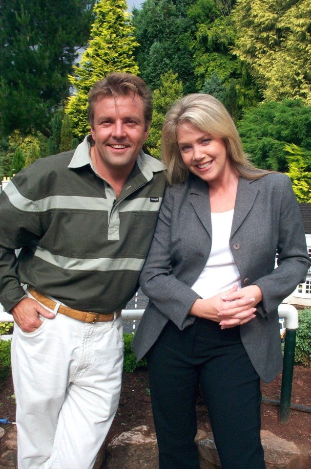 Martin began presenting the show 21 years ago. Pictured, back in the day with fellow presenter Lucy Alexander