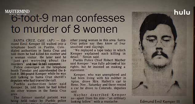 Edmund Kemper murdered 10 people including three family members