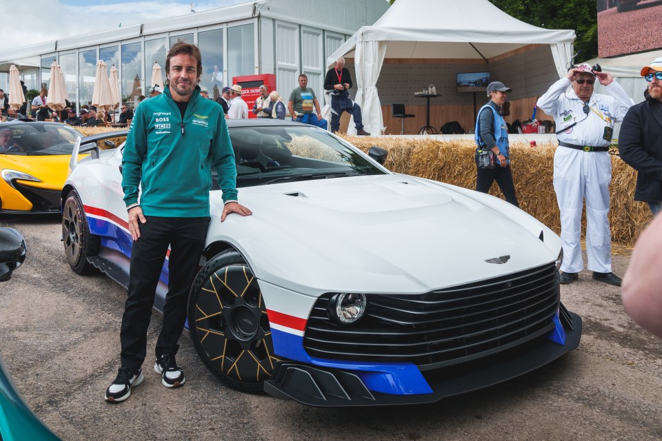 Fernando Alonso has an incredible Aston Martin collection