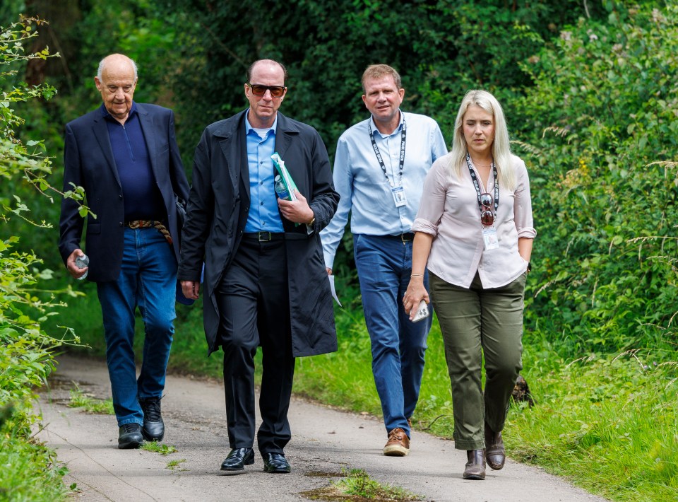 Ian and Mark with the search team this week