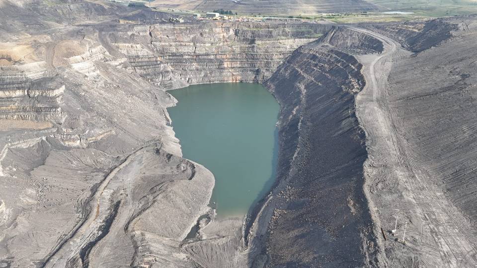 New images of Ffos-y-Fran opencast mine have been shared on social media