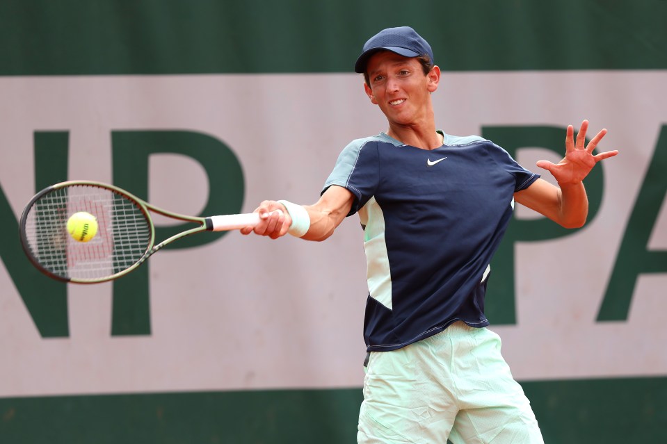 Godsick has played at junior Grand Slams