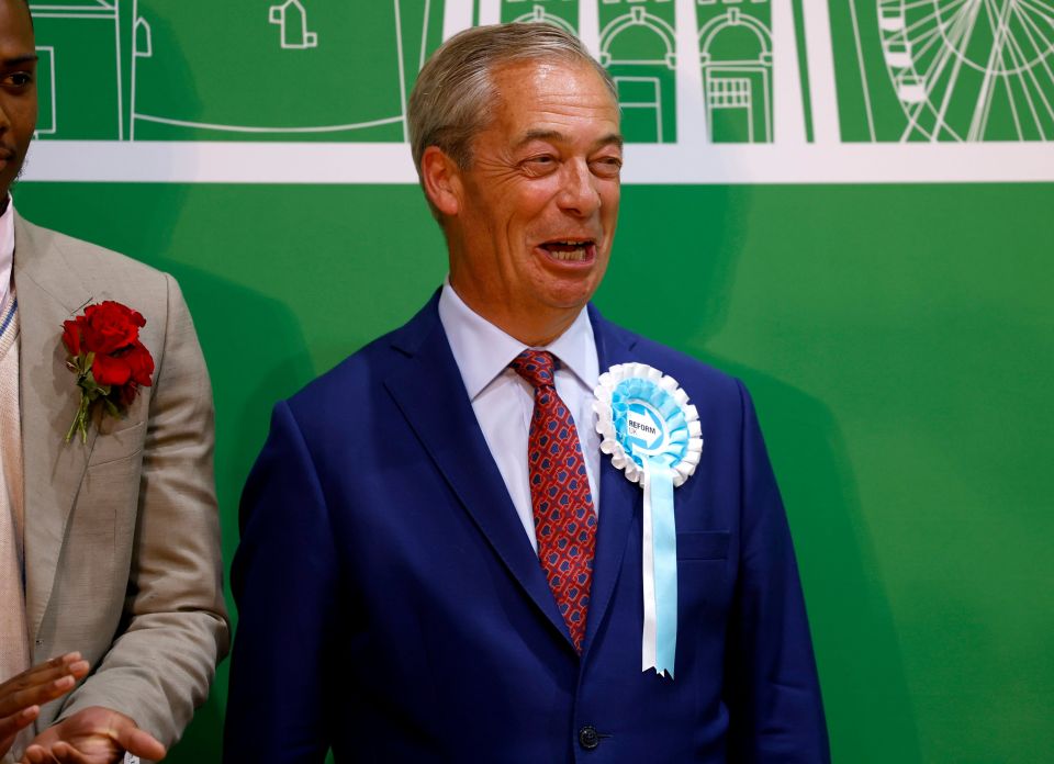 Reform UK leader Nigel Farage has won his first ever seat