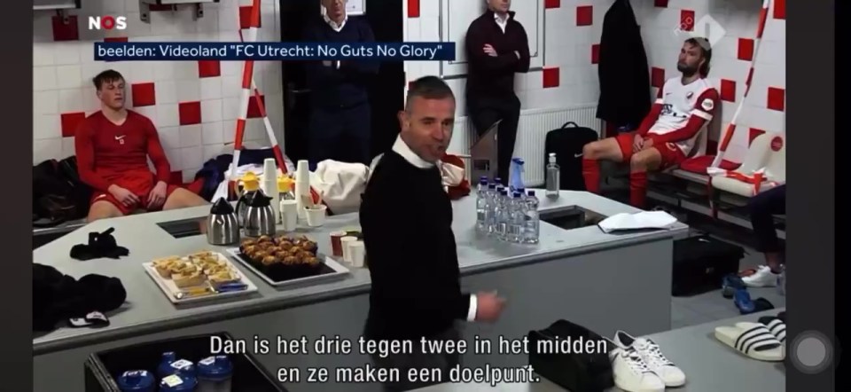 He went viral for a furious rant in the FC Utrecht: No Guts No Glory documentary