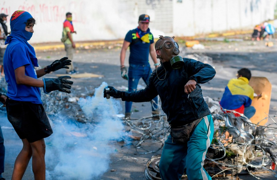 Maduro faced down protesters during an uprising in 2019