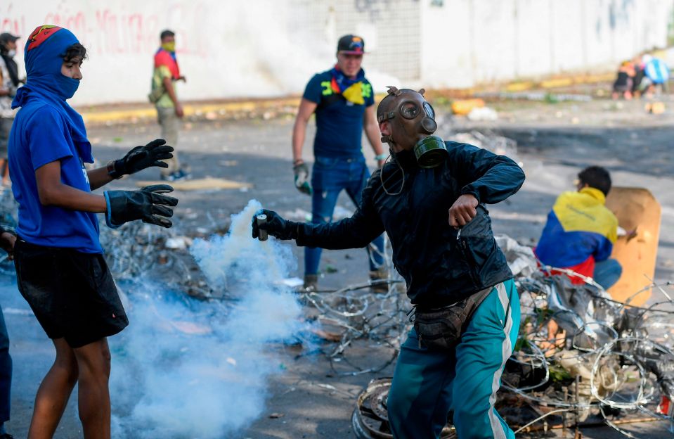 Maduro faced down protesters during an uprising in 2019