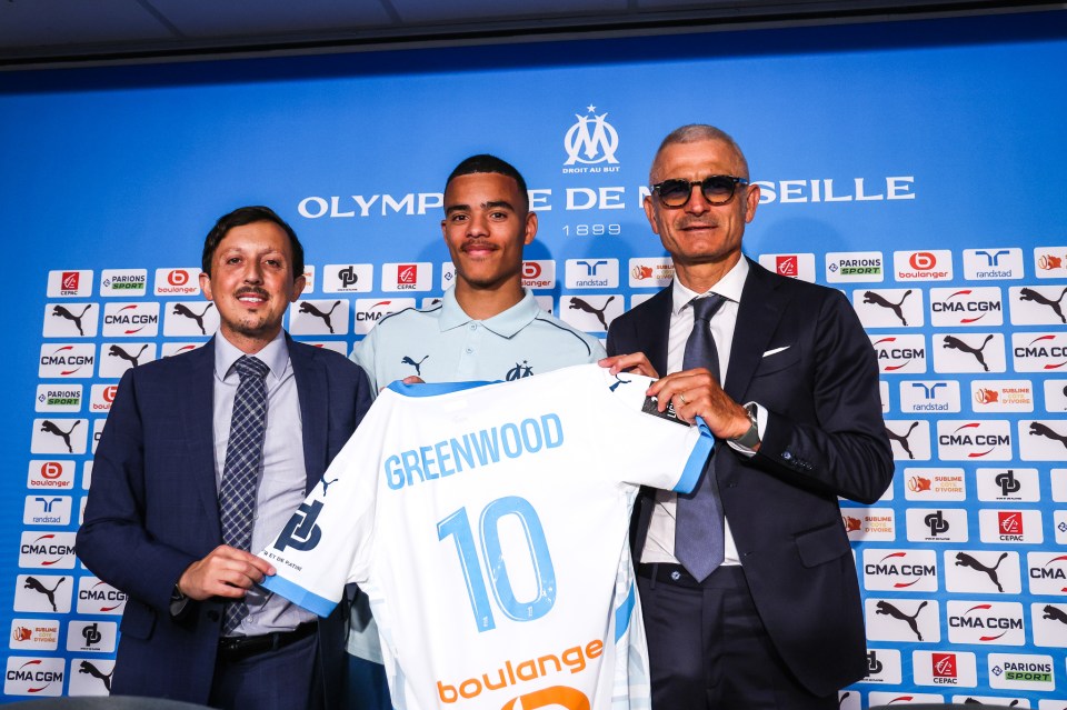 Mason Greenwood has already left Man Utd for Marseille