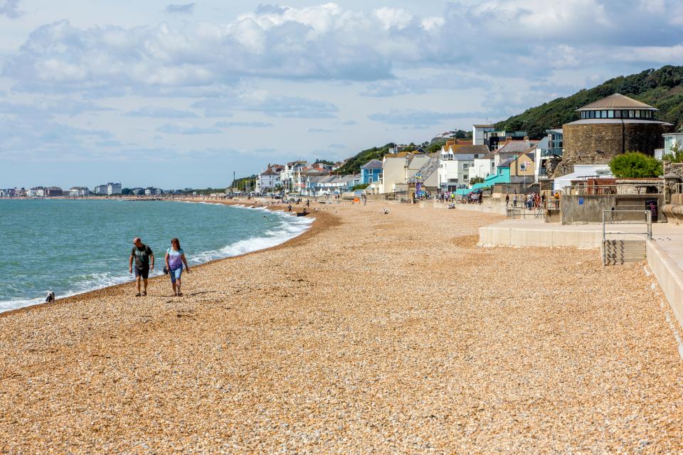 Sandgate is, despite it's name, a shingle beach