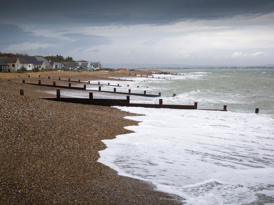 A beach on the English shore of the Channel (stock pic)