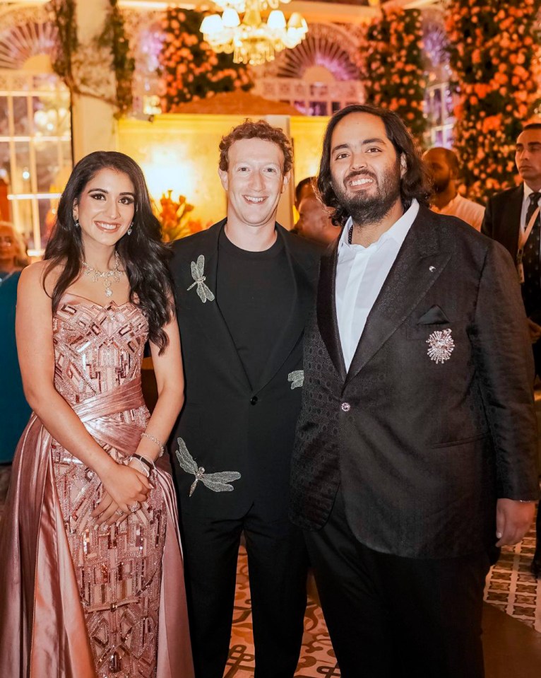 The couple with Meta boss Mark Zuckerberg