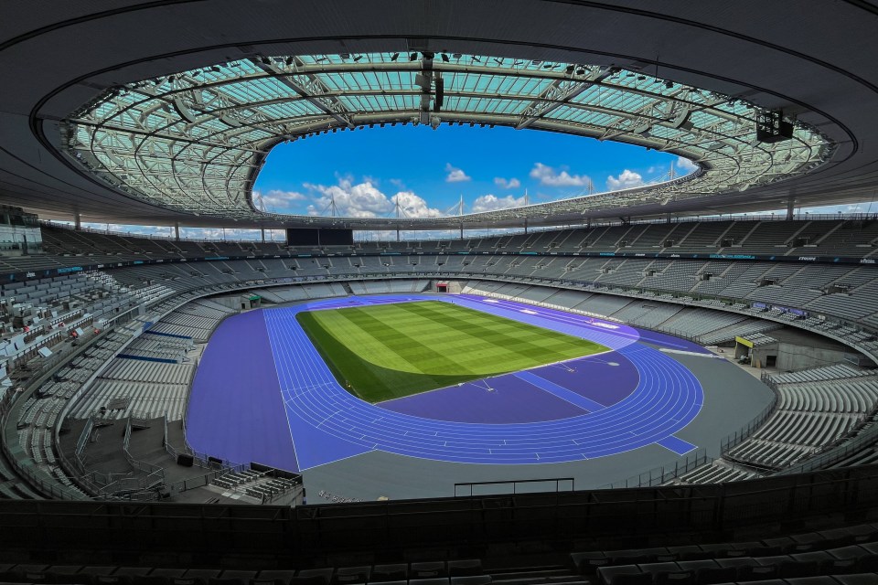 The Stade de France is looking spectacular